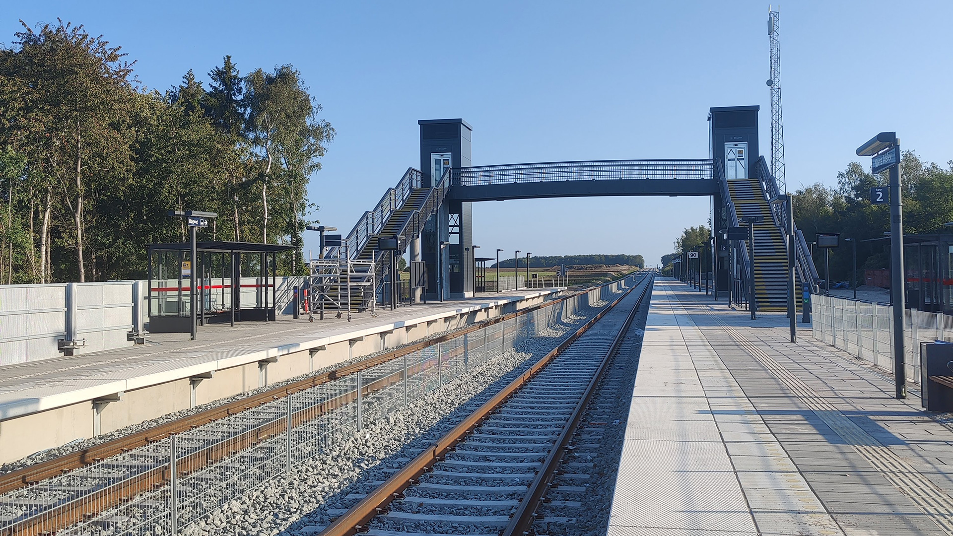 Nørre Alslev Station Nørre Alslev Station - september 2021.