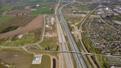 Luftfoto Køge Nord Station april 2017