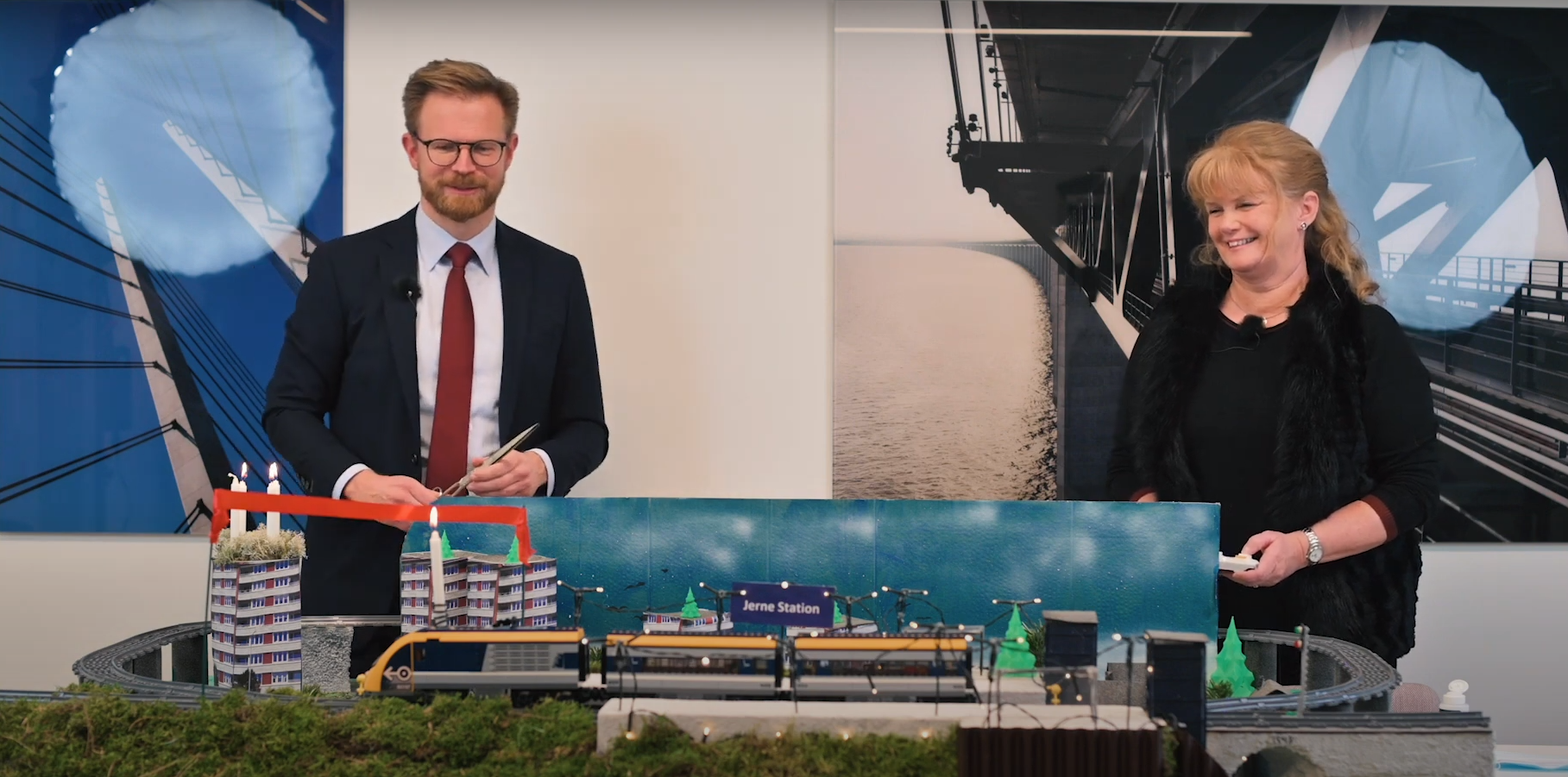 Ministeren indvier Jerne Station virtuelt