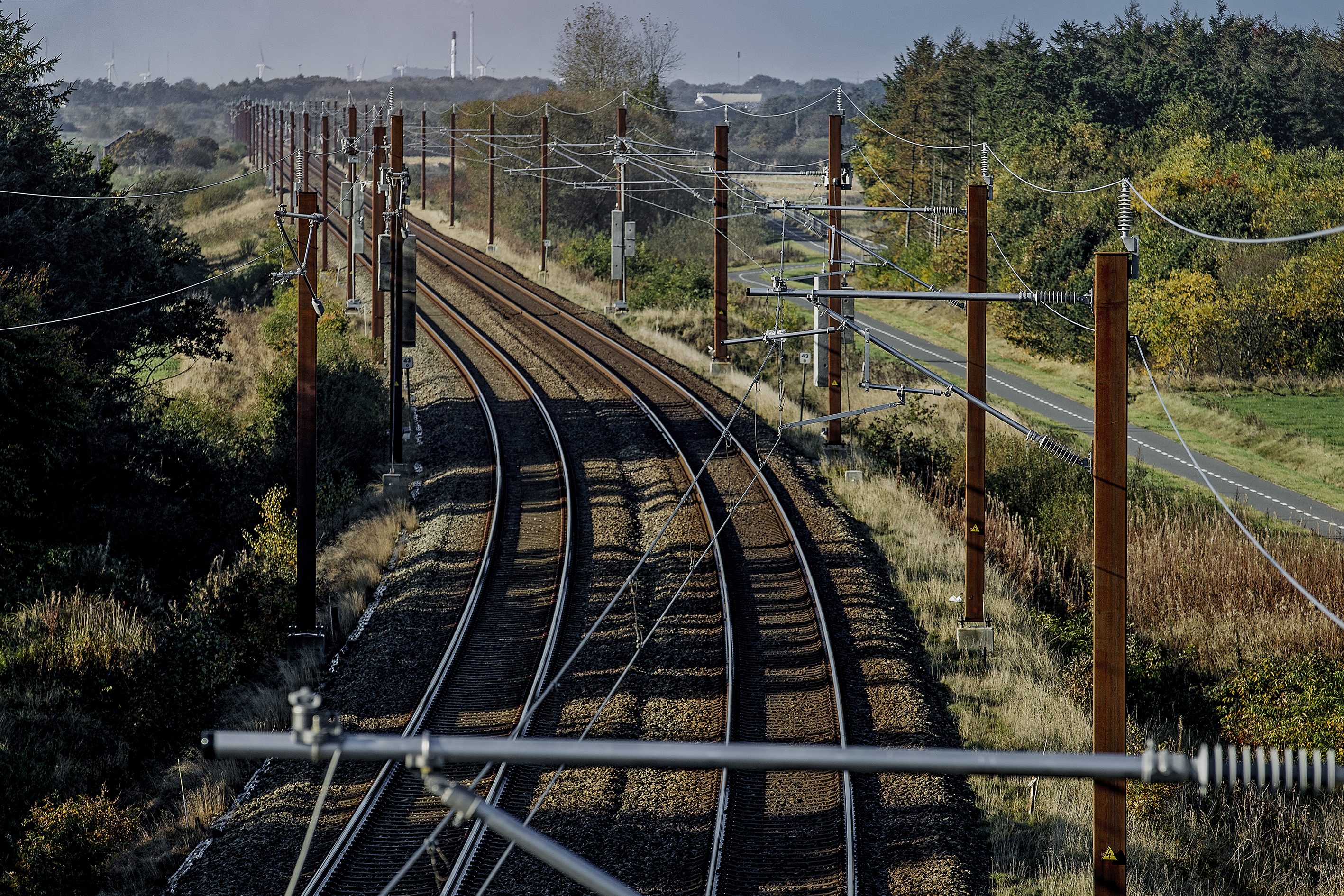 Kørestrømsanlæg på Esbjerg-Lunderskov