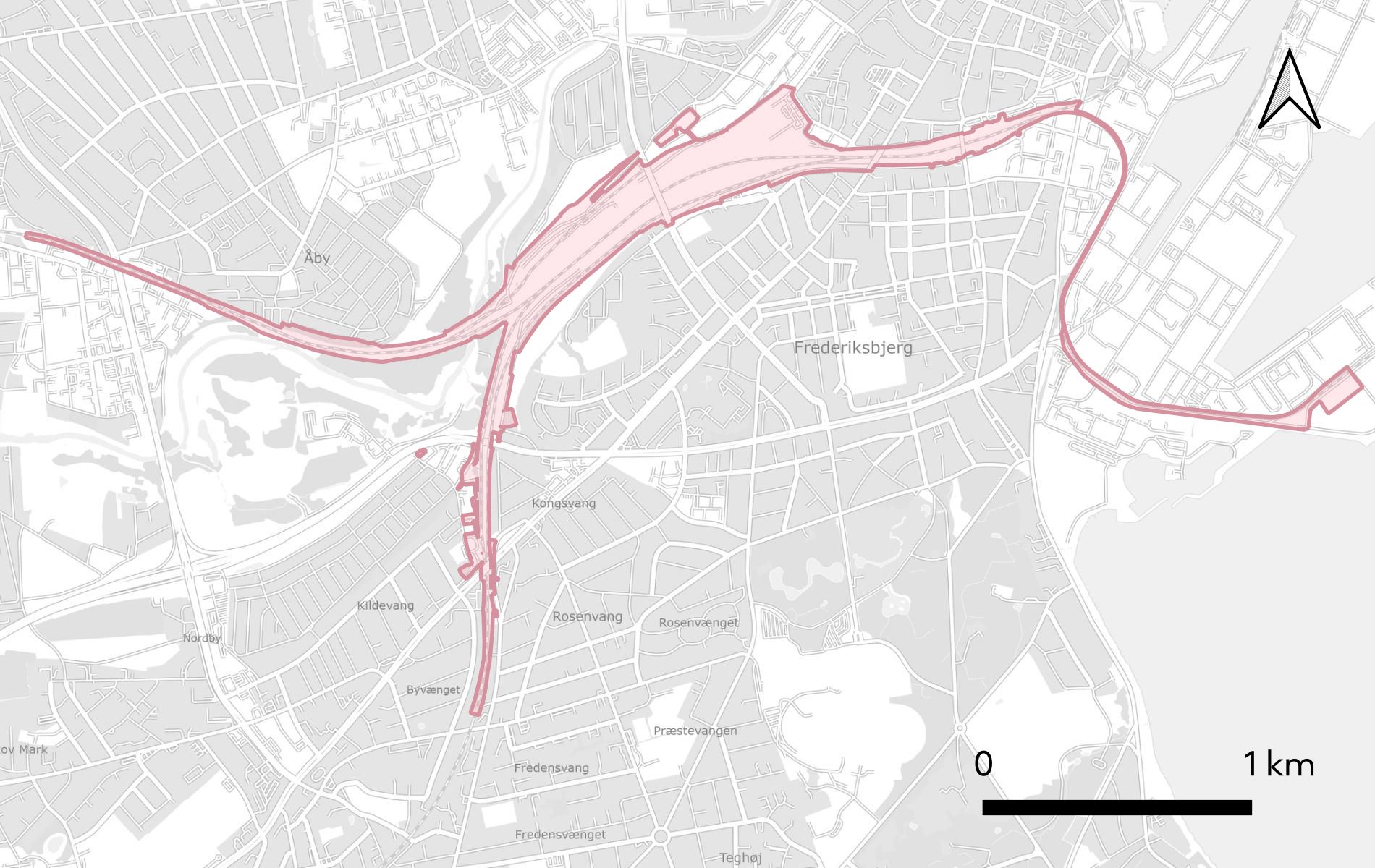 Stadie B - projektområdet